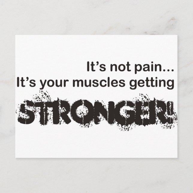 Det smärtar inte... vykort (Framsida)