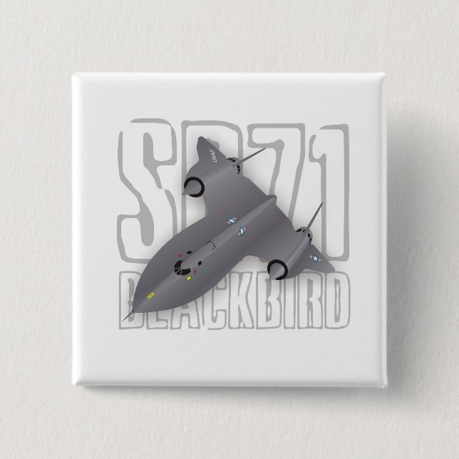 Det snabbaste supersonic spionflygplan: Blackbird Knapp (Framsida)
