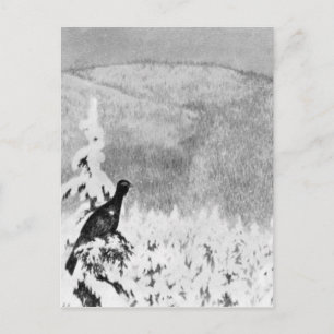 Det Sner Og Det Sner av Theodor Severin Kittelsen Vykort