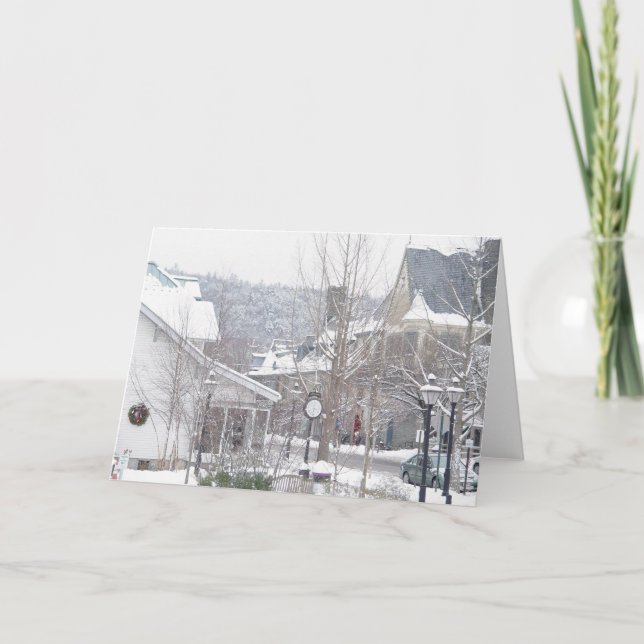 Det snöar i Milford Kort (Framsida)