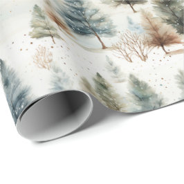 Det snöar på granar - presentpapper