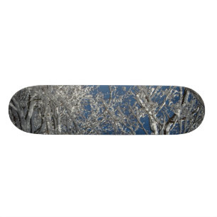 Det snöig träd stiger ombord skateboard bräda 19,5 cm