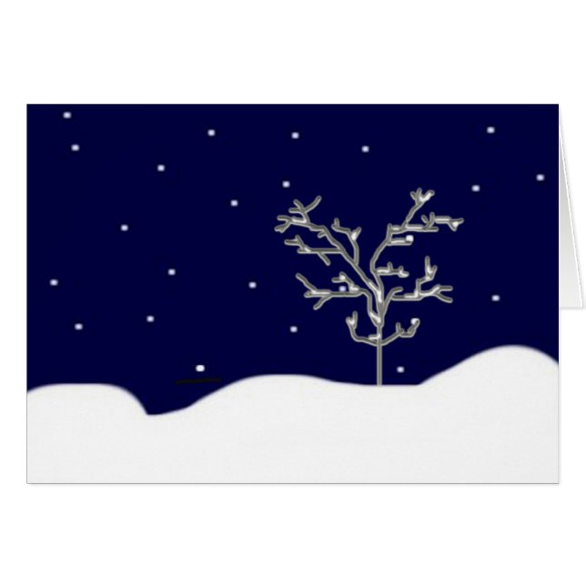 Det Snowing… OBS Kort (Framsidan Horizontal)