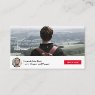 Det sociala massmedia YouTube inspirerade Visitkort