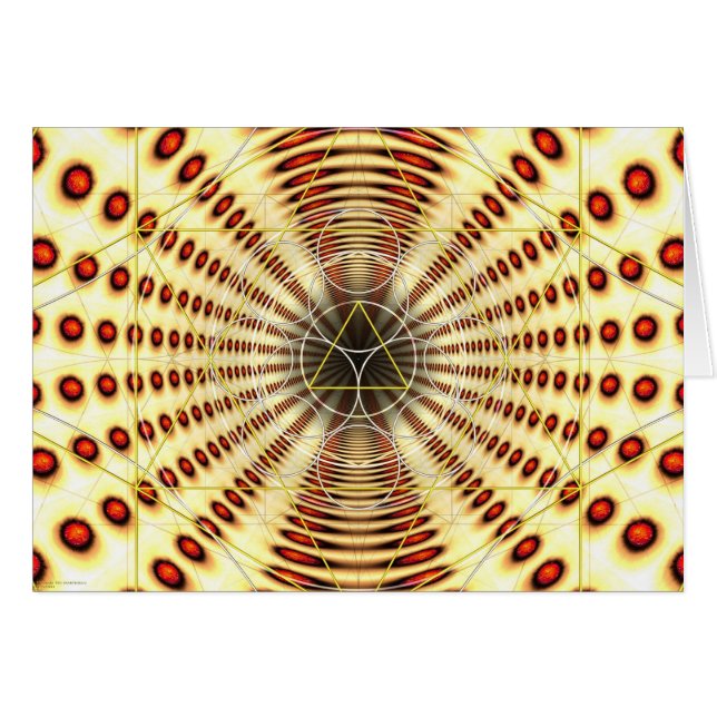 Det sol- systemet fördärvar per Martineau Hälsningskort (Framsidan Horizontal)