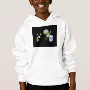 Det sol- systemet lurar den Hooded T-shirt