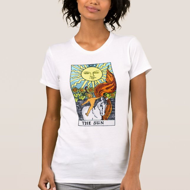Det solTarot kortet Tee Shirt (Framsida)