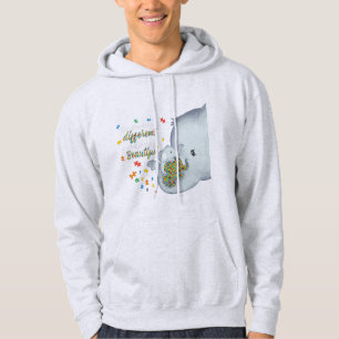 Det som gör dig annorlunda är det som gör dig skön hoodie