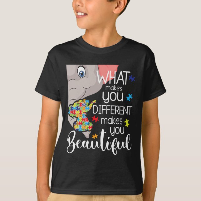Det som gör dig annorlunda gör dig vacker - Aut T Shirt (Framsida)