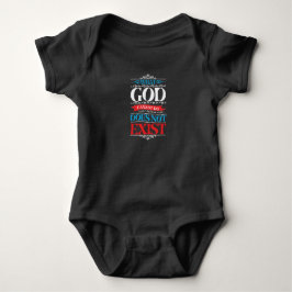 Det som Gud inte kan göra finns inte Baby Romper T Shirt
