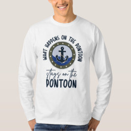 Det som händer på punkten stannar kvar på punkten t shirt