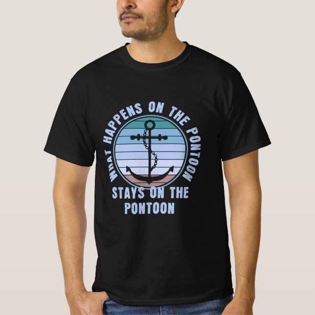 Det som händer på punkten stannar på punkten t shirt (Framsida)