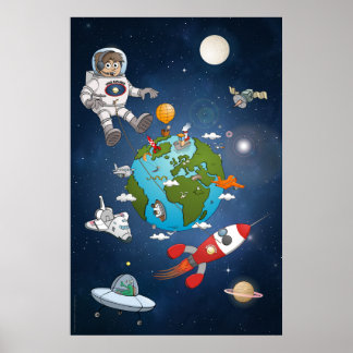 Det som händer runt jorden poster