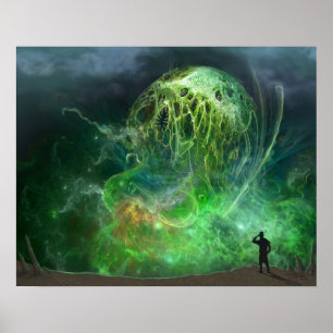 Det som inte kan vara den beskrev Lovecraftian Poster