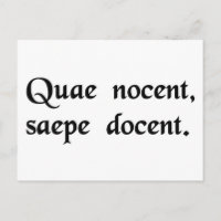Det som ontr, instruerar ofta.