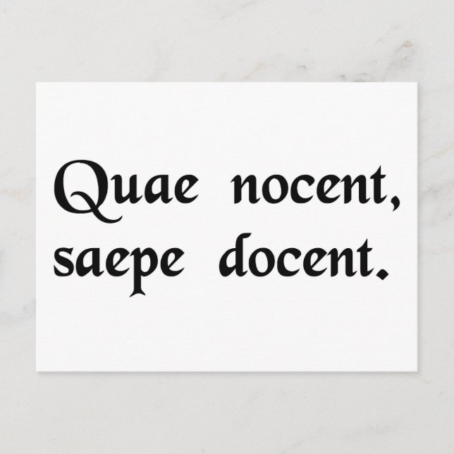 Det som ontr, instruerar ofta. vykort (Framsida)