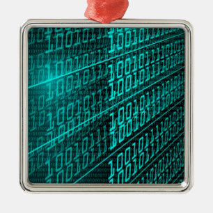 DET som programmerar den binära datoren, Julgransprydnad Metall