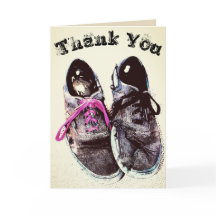 Det sönderrivna tack skor