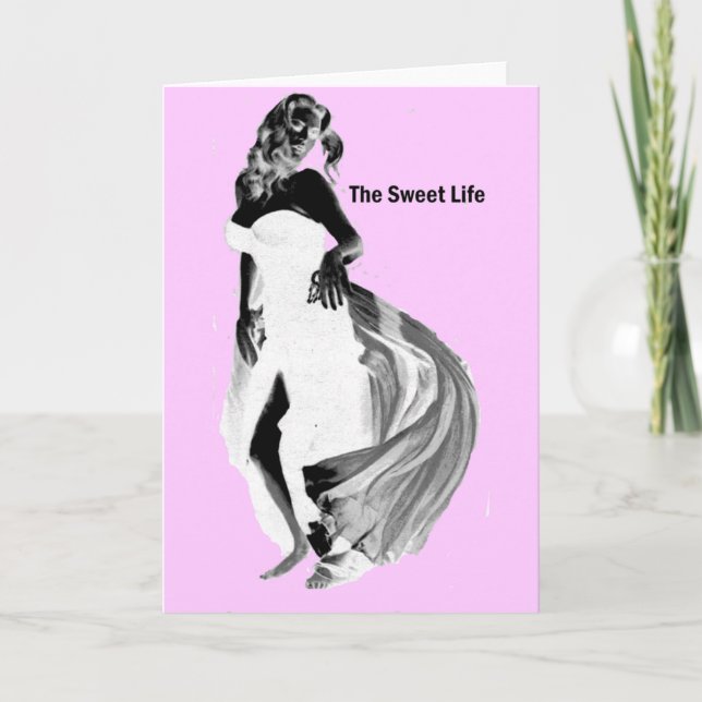 Det söta livet kort (Framsida)