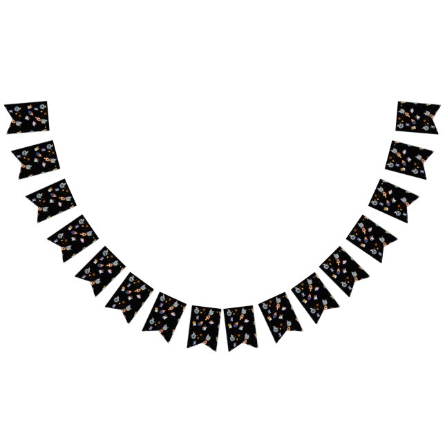 Det söta utrymmet kattunge i galaxen vimplar (Alla)