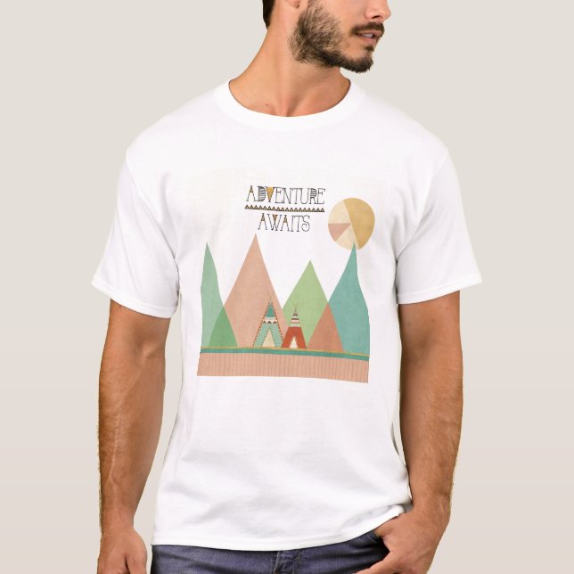 Det SouthwestGeo III | äventyr väntar på T-shirt (Framsida)