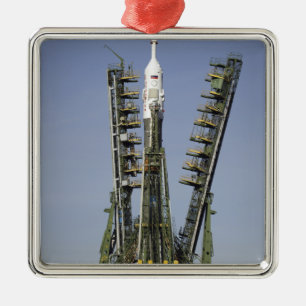 Det Soyuz raket resas upp in i placerar 4 Julgransprydnad Metall