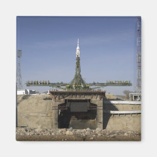 Det Soyuz raket resas upp in i placerar 6 Magnet