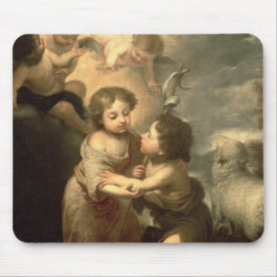 Det spädbarnKristus och Johnet The Baptist Musmatta