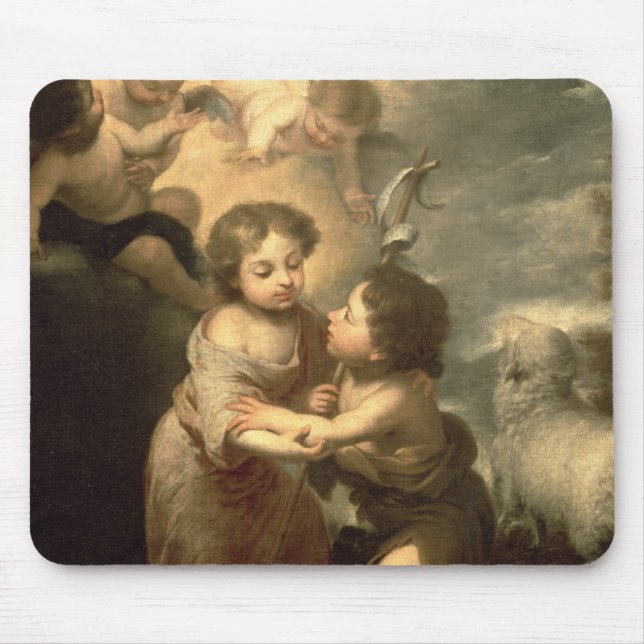 Det spädbarnKristus och Johnet The Baptist Musmatta (Framsidan)