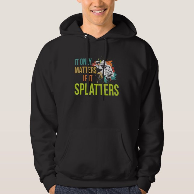 Det spelar bara roll om det placerar citattecken f hoodie (Framsida)
