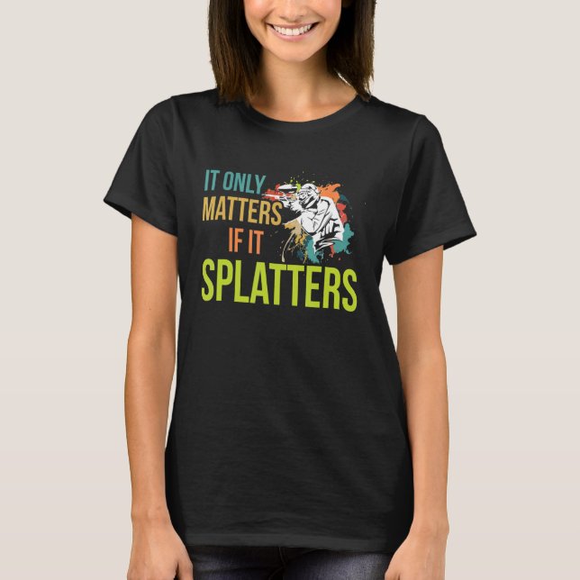 Det spelar bara roll om det placerar citattecken f t shirt (Framsida)