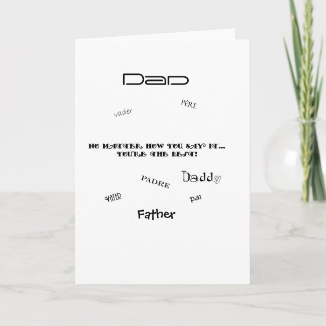 Det spelar ingen roll hur du säger det kort (Framsida)