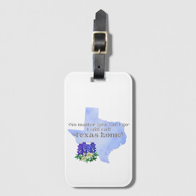 Det spelar ingen roll hur långt jag går och ringer bagagebricka (Framsida vertikal)