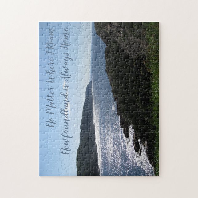 Det spelar ingen roll var jag Roam Puzzle Pussel (Vertikal)