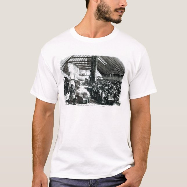 Det Spitalfields soppakök, 1867 Tee Shirt (Framsida)