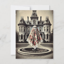 Det spökar på Roseveil Manor – gotisk viktoriansk Anteckningskort