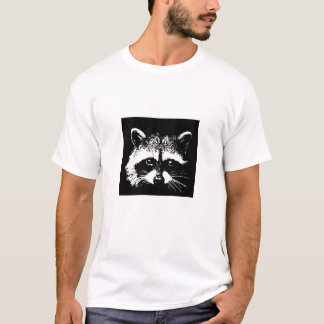 Det stads- nötkreatur - Raccoonansikte - djur Tee Shirt