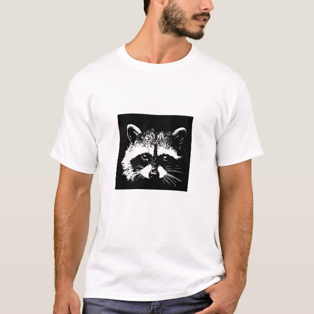 Det stads- nötkreatur - Raccoonansikte - djur Tröja (Framsida)