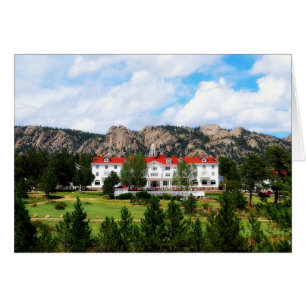 Det Stanley hotellet, Estes parkerar, Colorado Hälsningskort