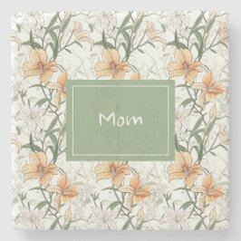 Det står skrivet i Löv, Orange Lilies Stenunderlägg