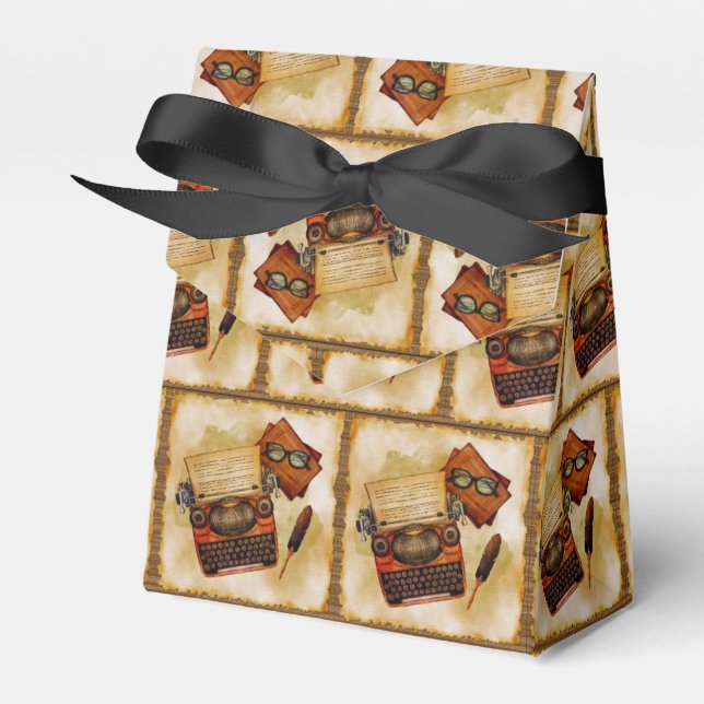 Det står skrivet Vintage Tält Presentaskar (Framsidan Sidan)