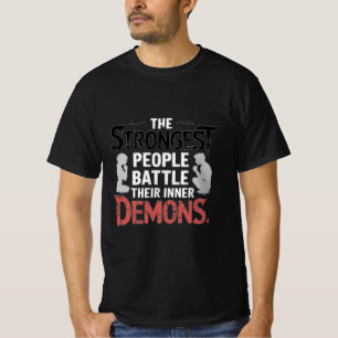 Det starkaste folket slog sina inre demoner t shirt