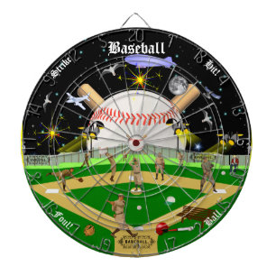 Det Starry baseballfält på nätterna Darttavla