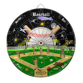 Det Starry baseballfält på nätterna Darttavla