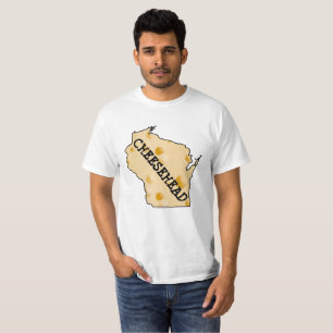 Det statliga Wisconsin osthuvudet skisserar Tee