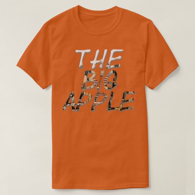Det stora äpplet t shirt (Design framsida)