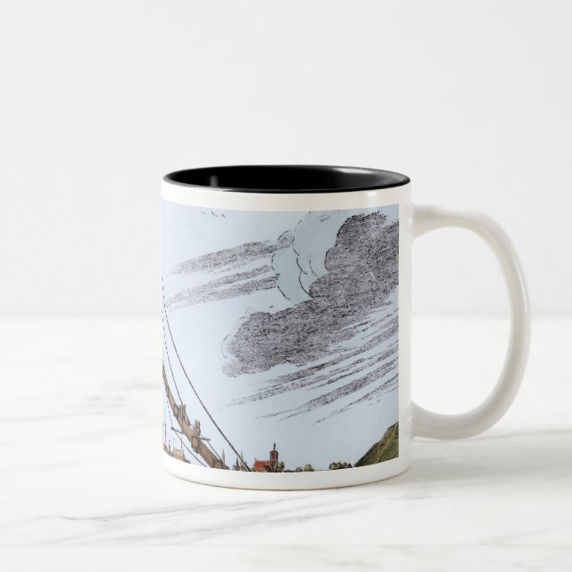 Det stora Astronomical teleskop Två-Tonad Mugg (Höger)