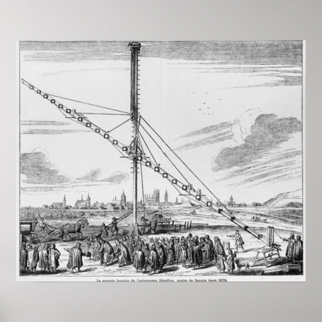 Det stora astronomiska teleskopet poster (Framsidan)