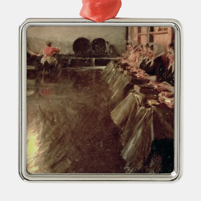 Det stora bryggeriet, 1890 julgransprydnad metall (Framsidan)