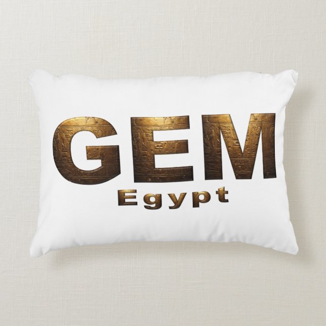 Det Stora Egyptiska Museet Prydnadskudde (Framsidan)